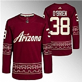 Men's Arizona Coyotes #38 Liam O'Brien Garnet Alternate Pro Jersey Dzhi,baseball caps,new era cap wholesale,wholesale hats